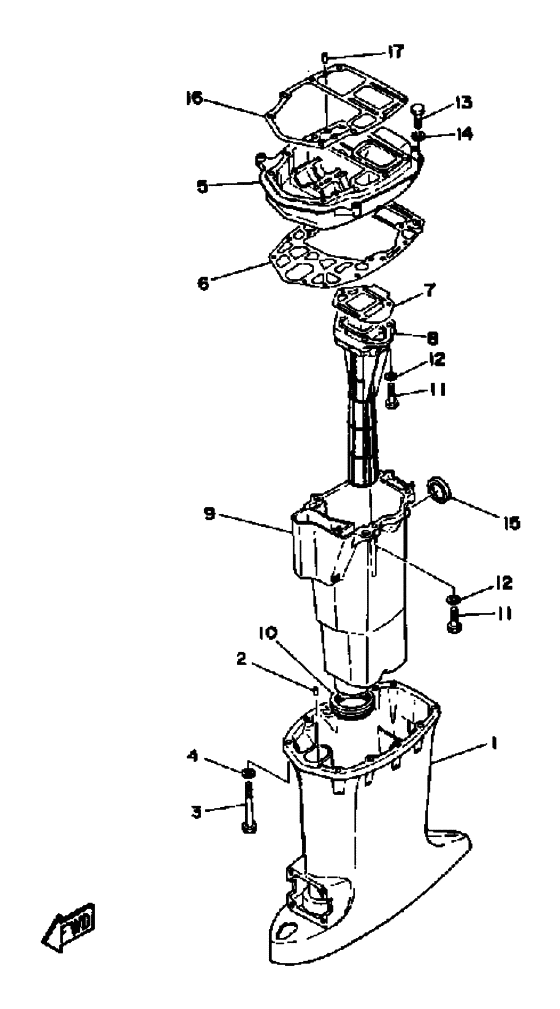 Upper casing