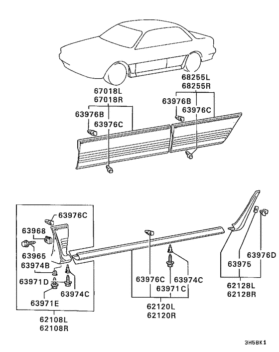 Side garnish & moulding