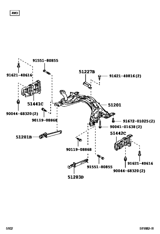 Suspension Crossmember & Under Cover