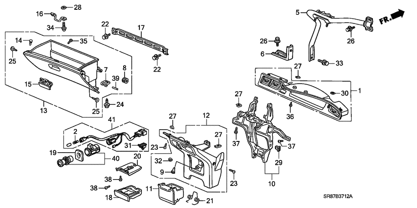 Instrument panel garnish