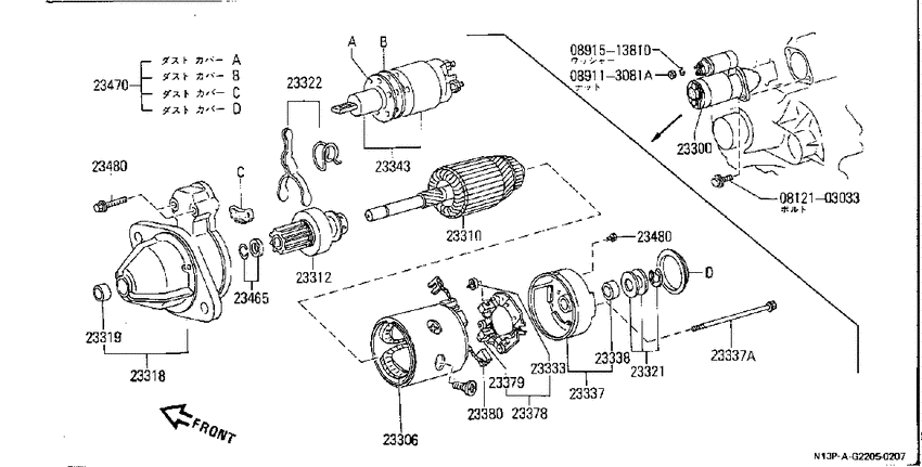 Starter motor