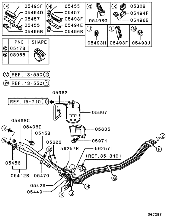 Fuel line & vapor gas control