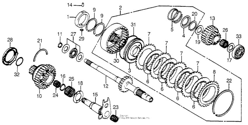 Low clutch + mainshaft