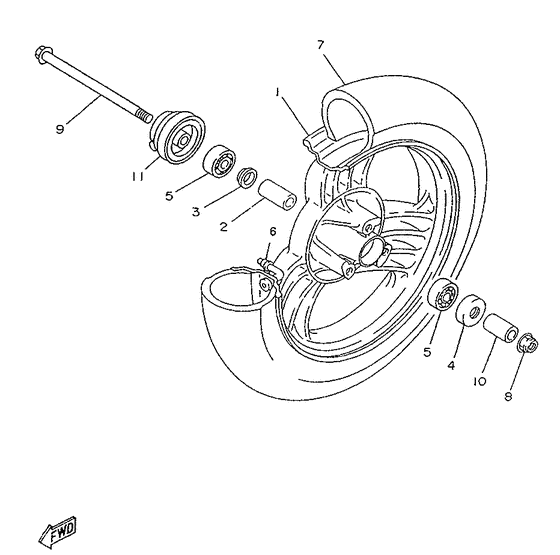 Front wheel