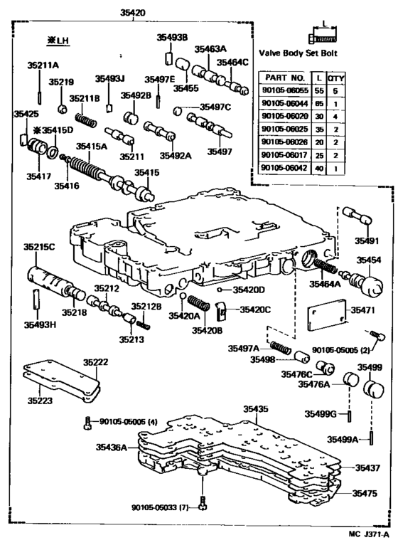 Valve Body & Oil Strainer (Atm)