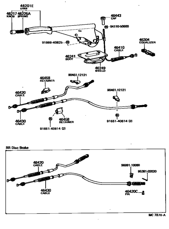 Parking Brake & Cable