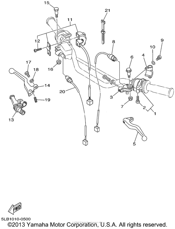 Handle switch & lever