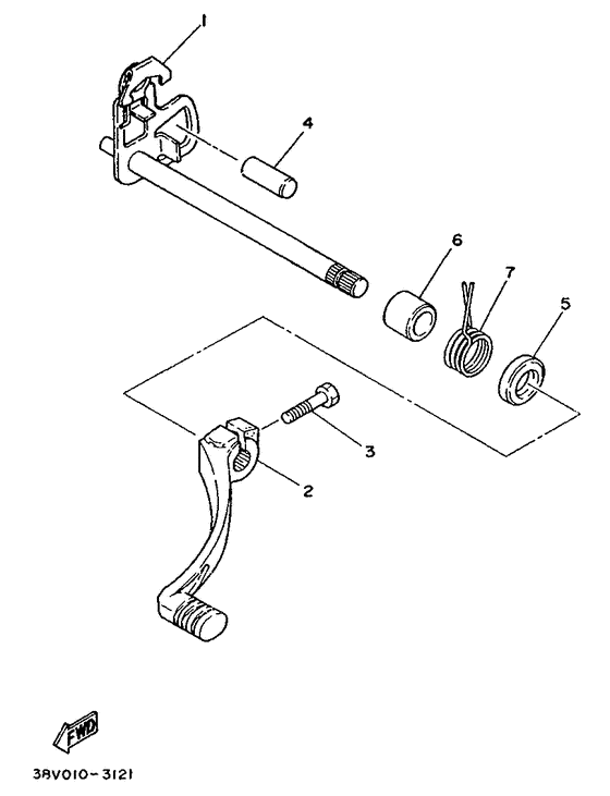 Shift shaft