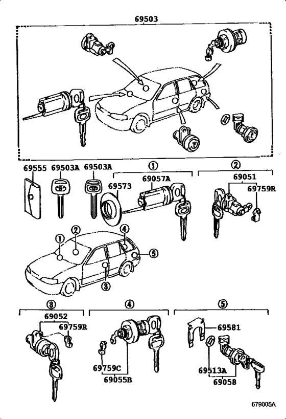 Lock Cylinder Set
