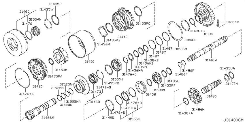 Governor,power train & planetary gear