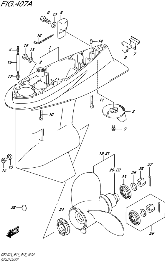 Gear case