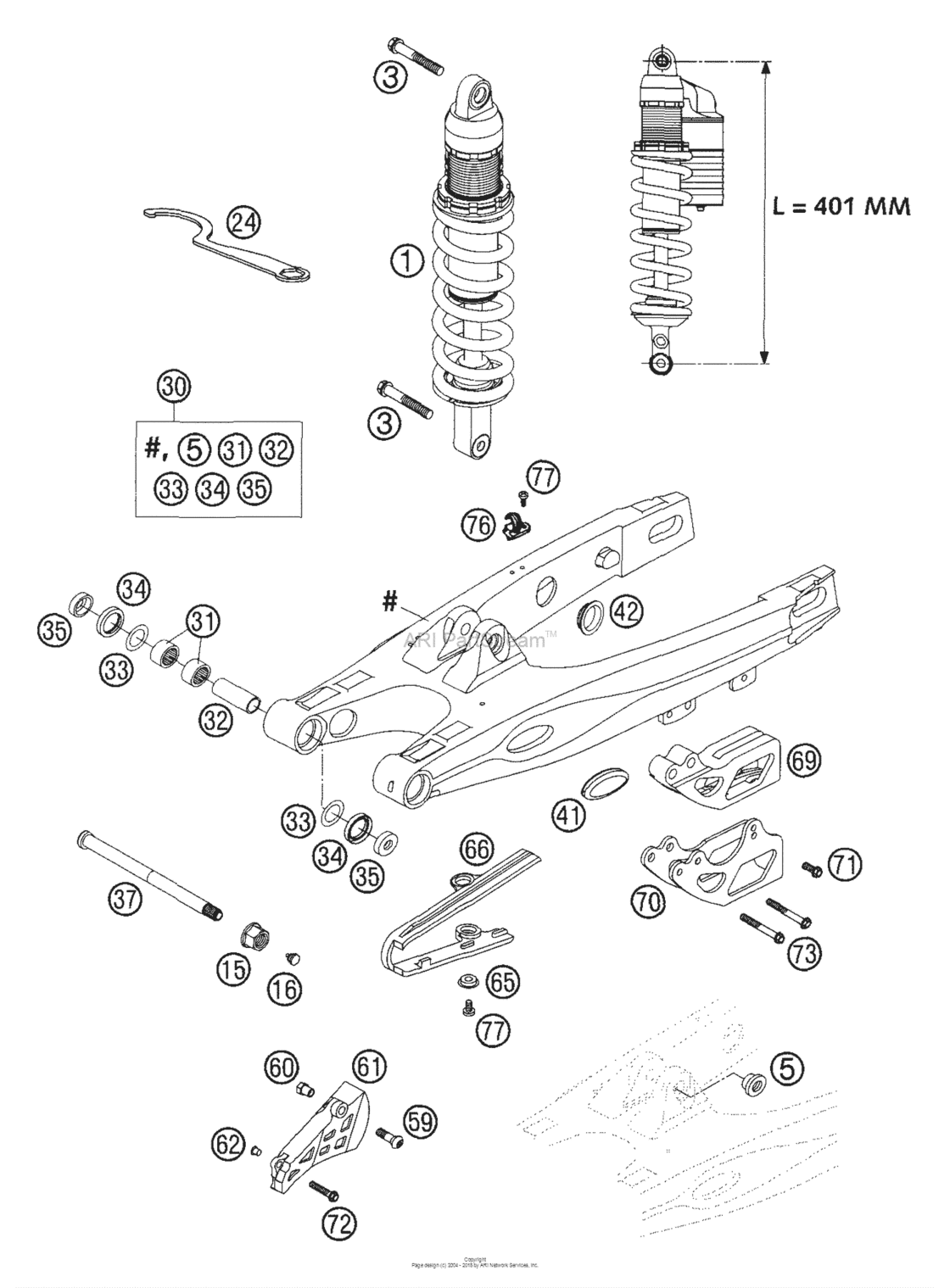 Swingarm, Shock Absorber