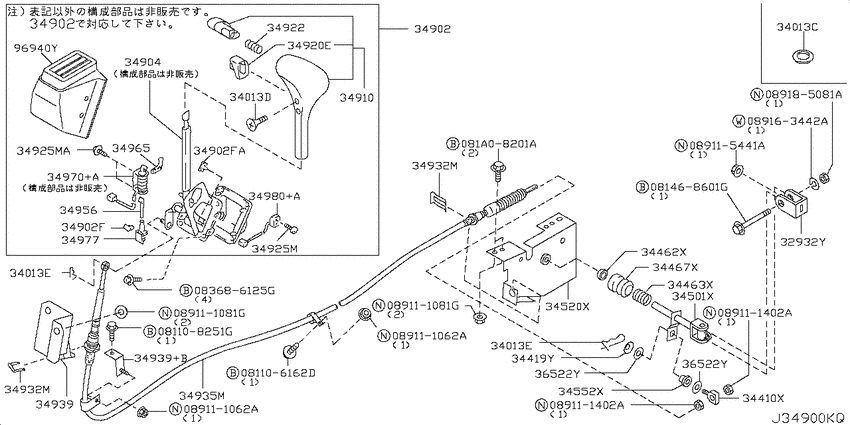 Auto transmission control device