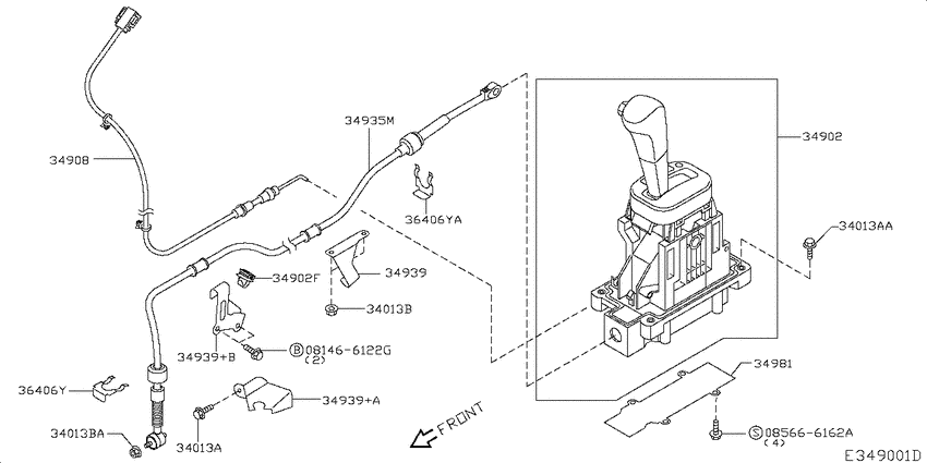 Auto transmission control device