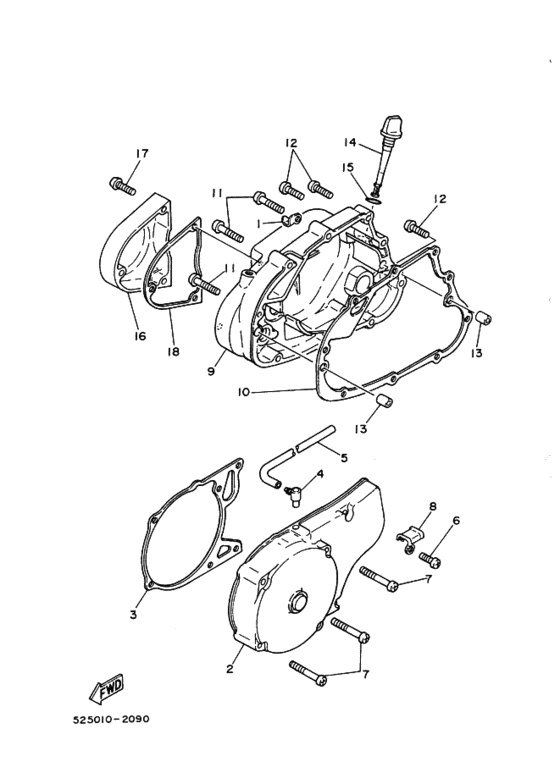 Crankcase cover assy