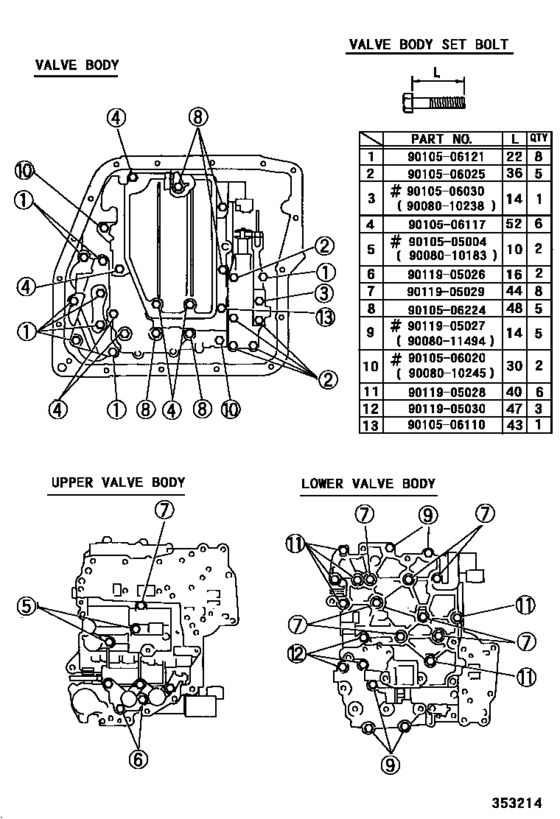 Valve Body & Oil Strainer (Atm)