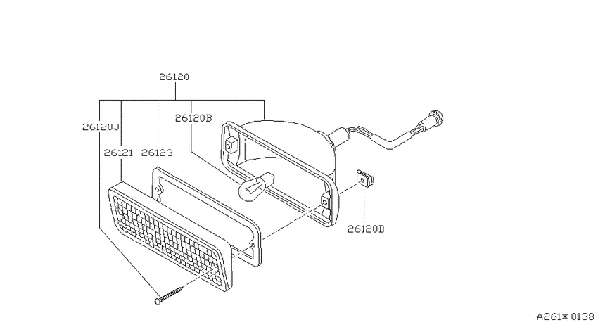 Front combination lamp