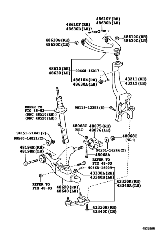 Front Axle Arm & Steering Knuckle