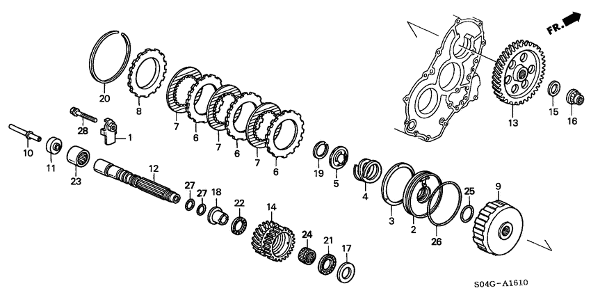 Sub shaft