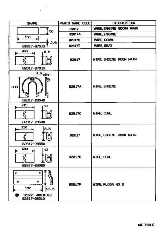 Wiring & Clamp