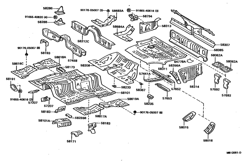 Floor Pan & Lower Back Panel