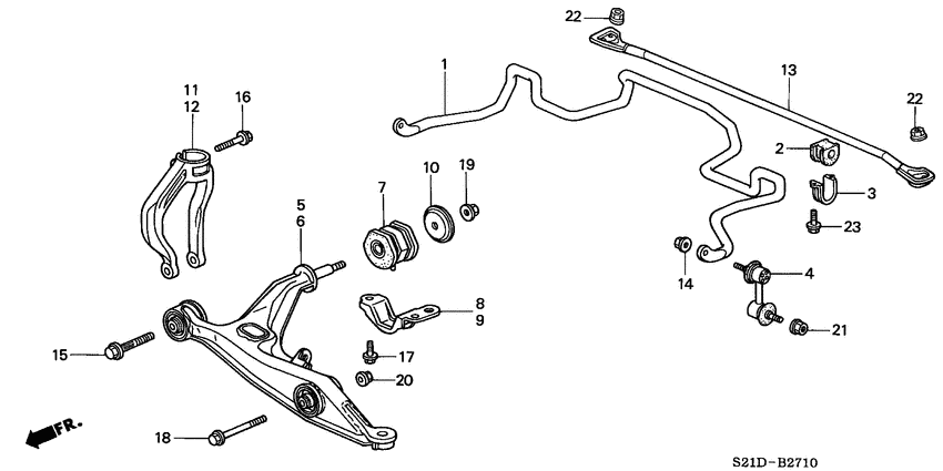 Front stabilizer/ front lower arm