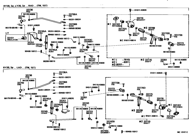 Control Shaft & Crossshaft