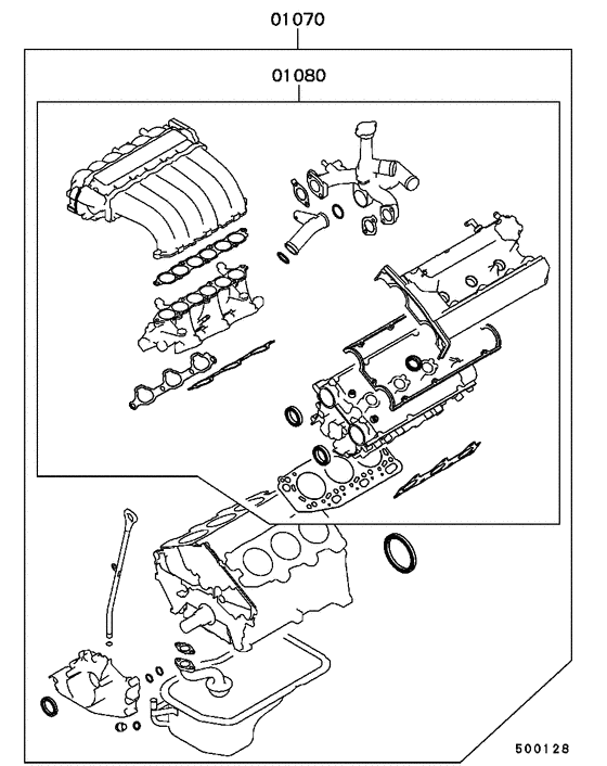 Engine overhaul gasket kit
