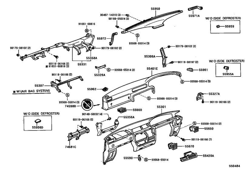 Instrument Panel & Glove Compartment