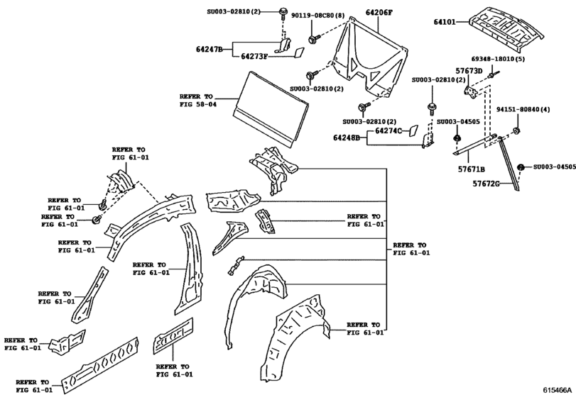 Roof Panel & Back Window Glass