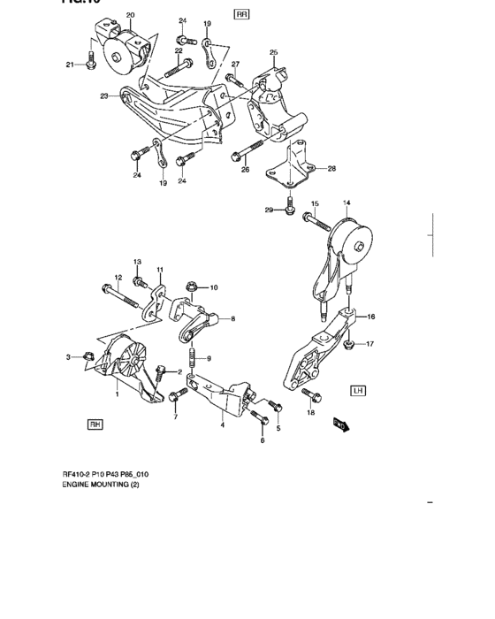 Engine mounting