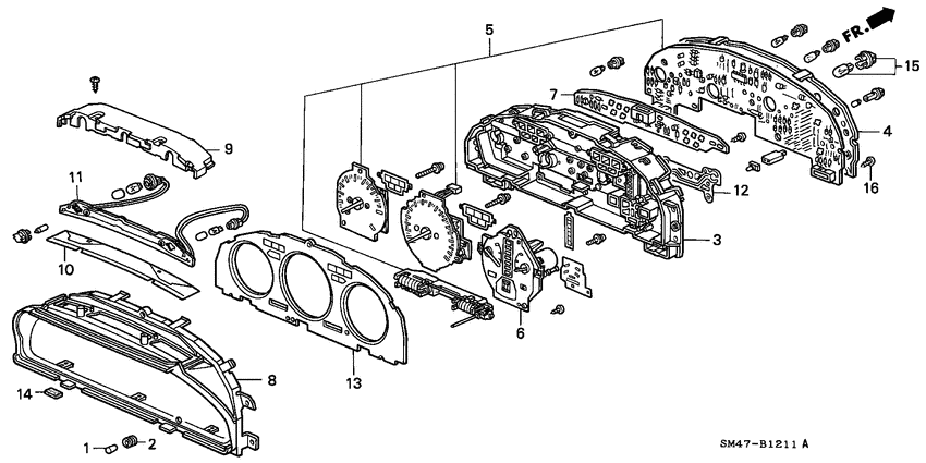 Speedometer component