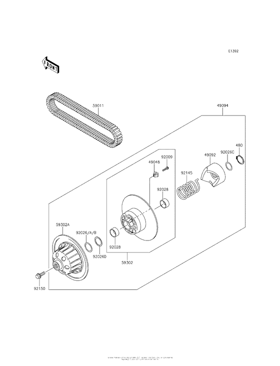 Driven Converter/drive Belt