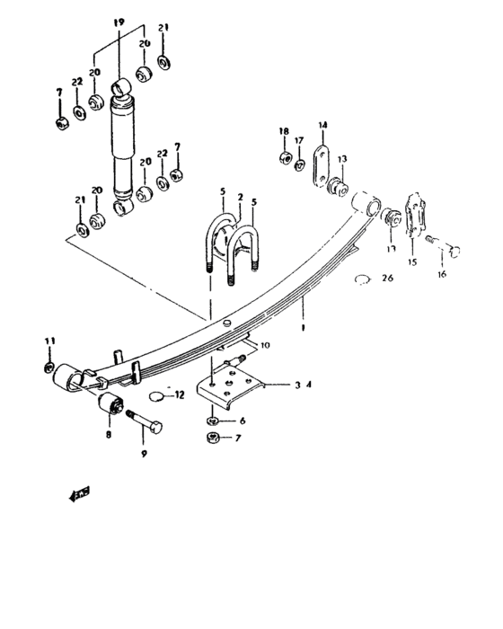 Groupe - catalog. samurai milsubgroupe - h - 0 - 9 susp. arriere
