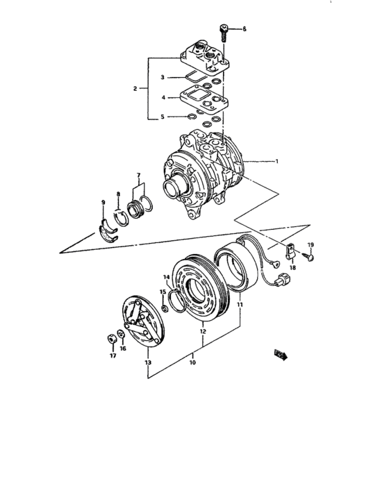 Compressor and magnet clutch
