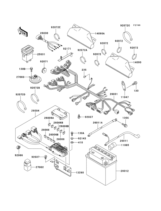 Chassis electrical equipment