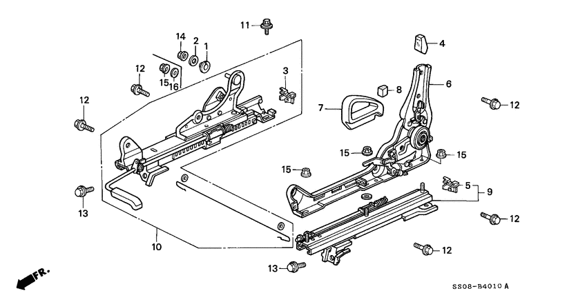 Front seat components