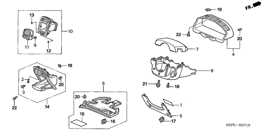 Instrument panel garnish