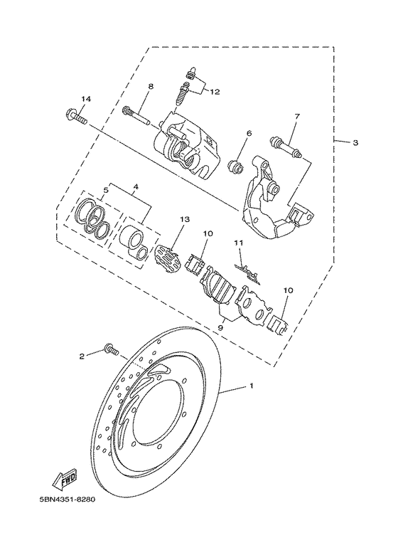 Front brake