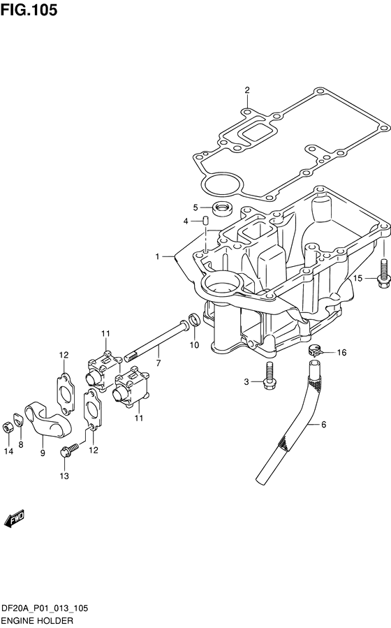 Engine holder