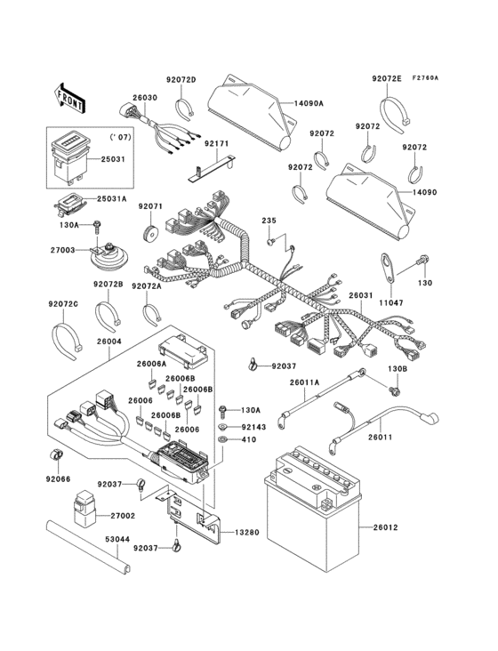 Chassis electrical equipment(e7f/e8f)