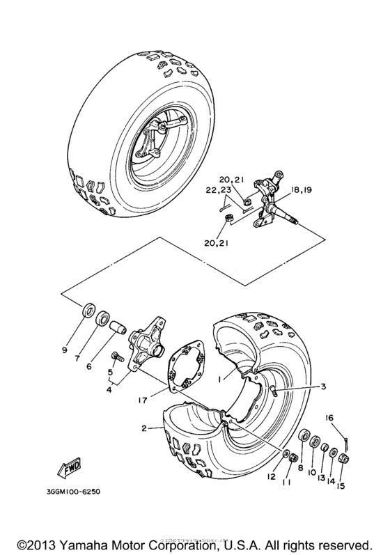 Front wheel