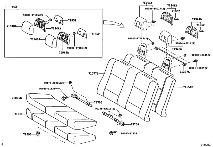Rear Seat & Seat Track