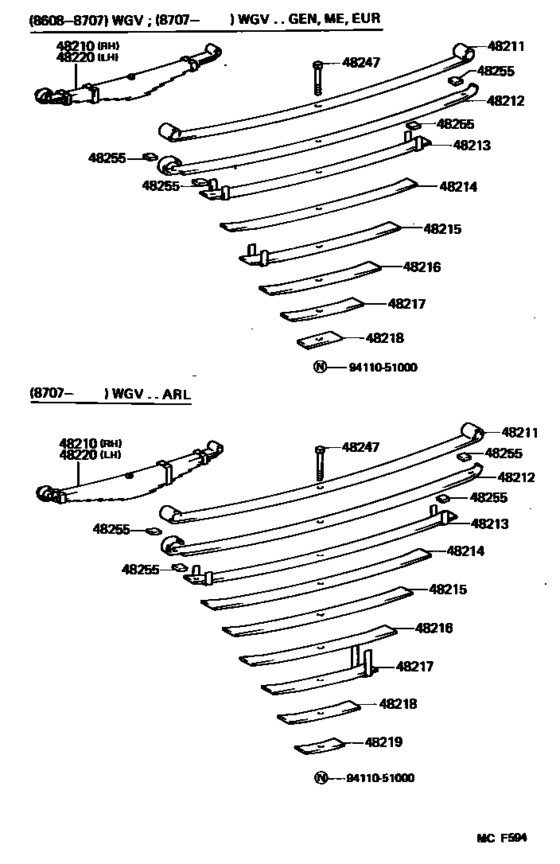Rear Spring & Shock Absorber