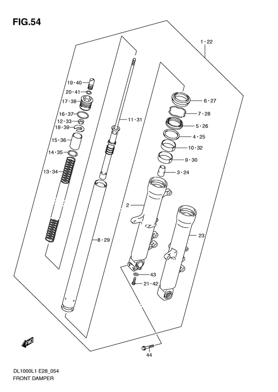 Front damper