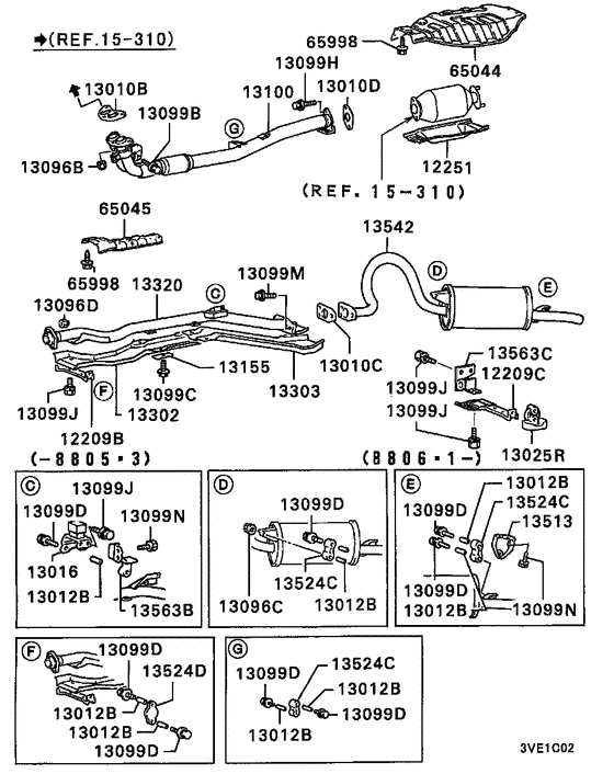 Exhaust pipe & muffler