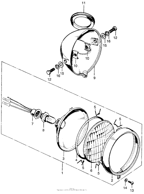 Headlight + headlight case