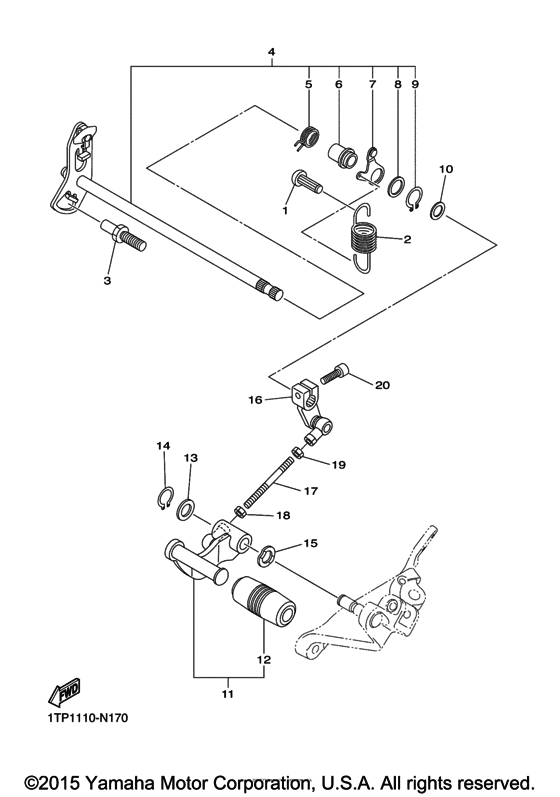 Shift shaft