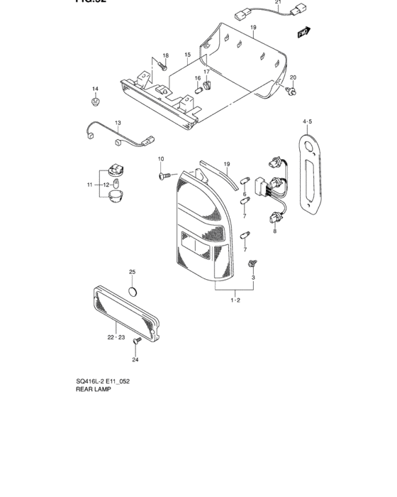 Rear lamp
