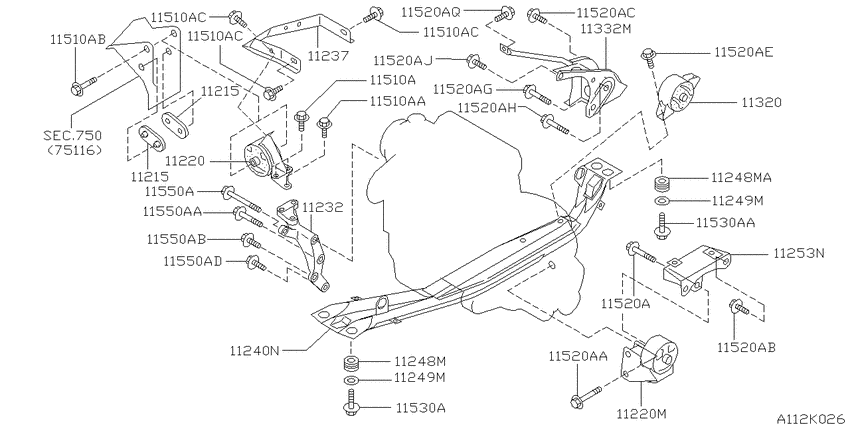 Engine & transmission   mounting